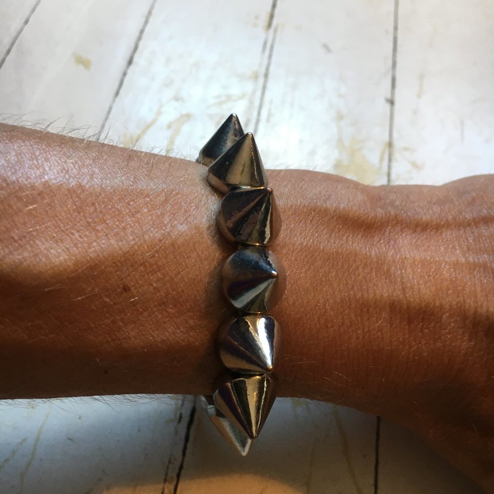 Silver Stud Bracelet - Picture 3 of 5